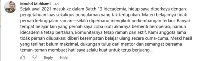 Review member Idecademia 1