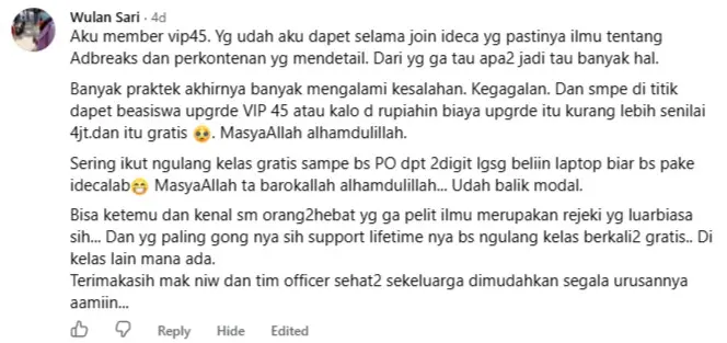 Review member Idecademia 4