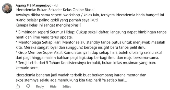 Review member Idecademia 8
