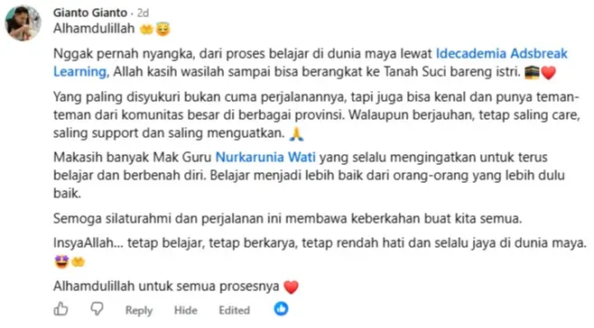 Review member Idecademia 9