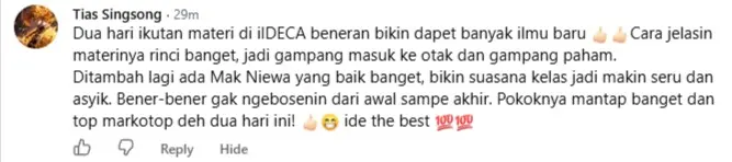 Review member Idecademia 13
